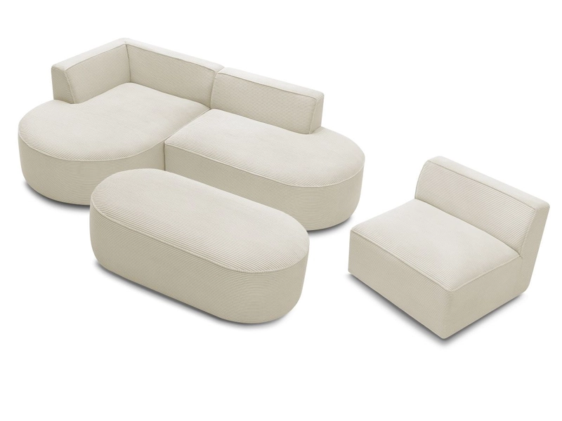 Ecksofa mit Hocker BOBOCHIC ROUSSEAU