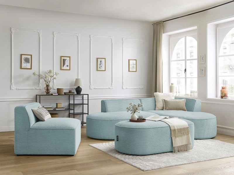 Ecksofa mit Hocker BOBOCHIC ROUSSEAU