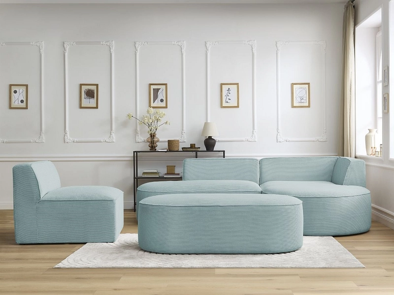 Ecksofa mit Hocker BOBOCHIC ROUSSEAU