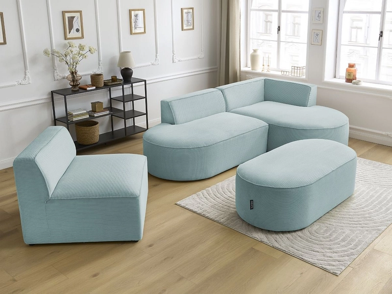 Ecksofa mit Hocker BOBOCHIC ROUSSEAU