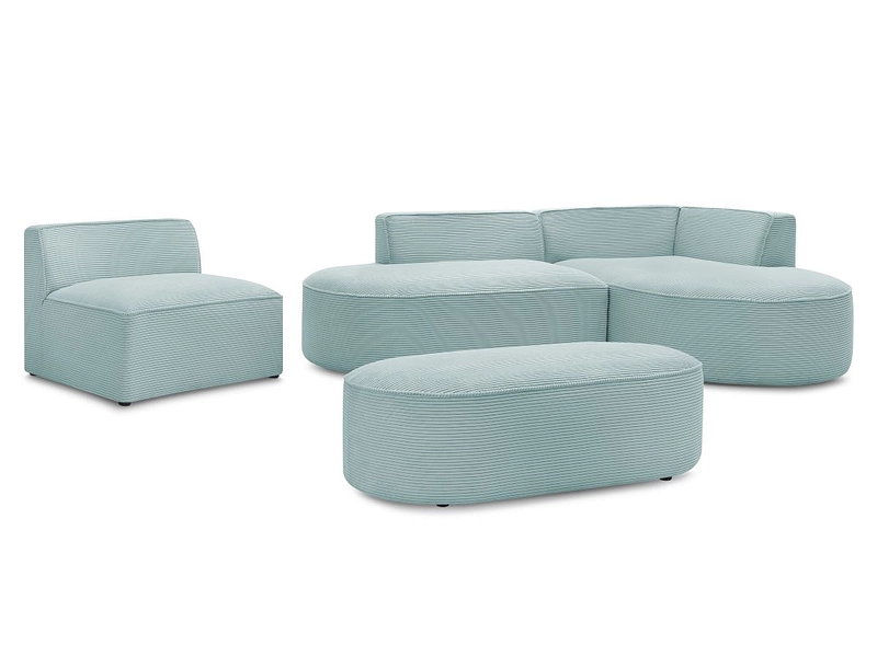 Ecksofa mit Hocker BOBOCHIC ROUSSEAU