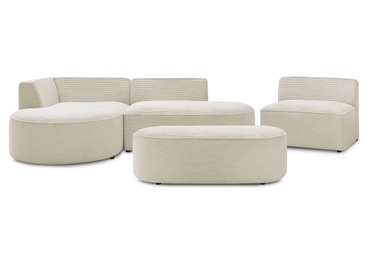 Ecksofa mit Hocker BOBOCHIC ROUSSEAU