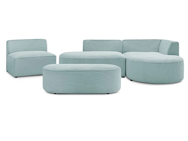 Ecksofa mit Hocker BOBOCHIC ROUSSEAU Ecksofa mit Hocker BOBOCHIC ROUSSEAU