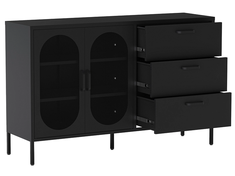 Sideboard DIORA MARCKERIC 2 portes 3 tiroirs