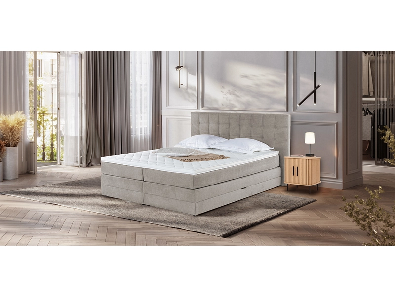 Boxspringbett DALIA beige