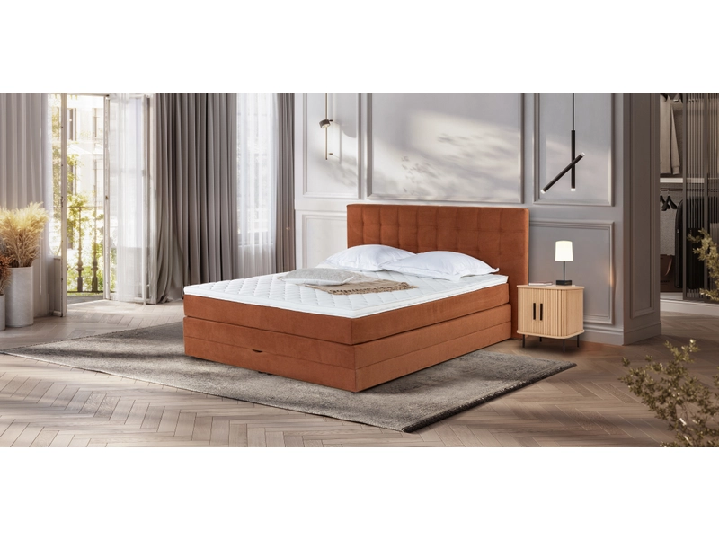 Boxspring DALIA terracotta