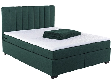 Boxspring ARNEN vert foncé