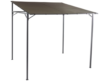 Gazebo LECCI 233 cm x 236.5 cm x 191.5 cm nero