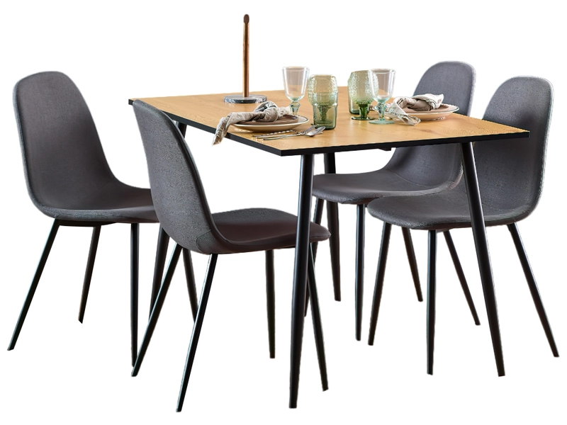 Set table et 4 chaises WILMA