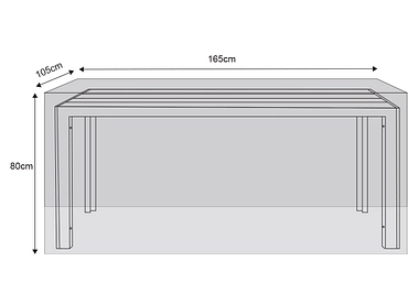 Schutzhülle für Gartentisch COVER