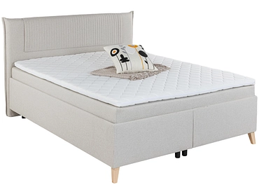 Boxspringbett MOKA beige