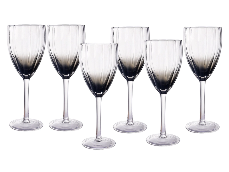 Weinglass BLOOM 6 -teilig grau 30 cl