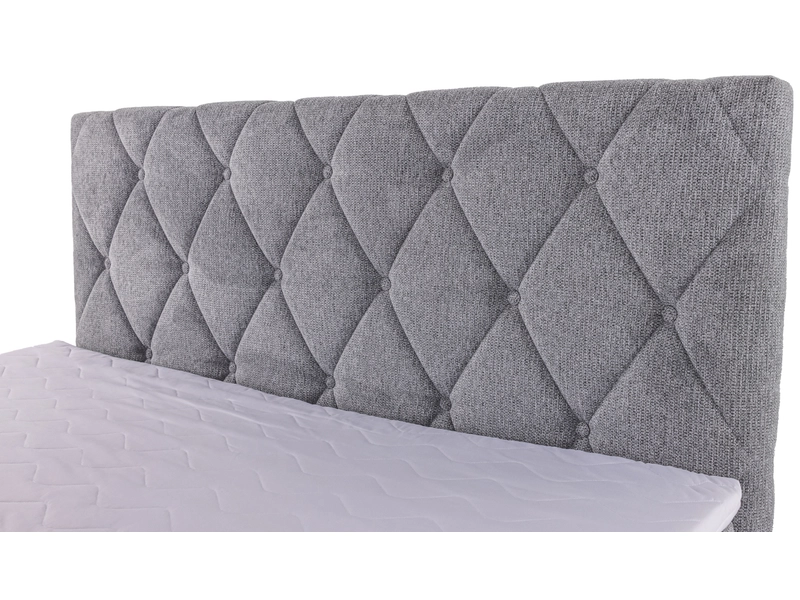 Boxspring IDA gris clair