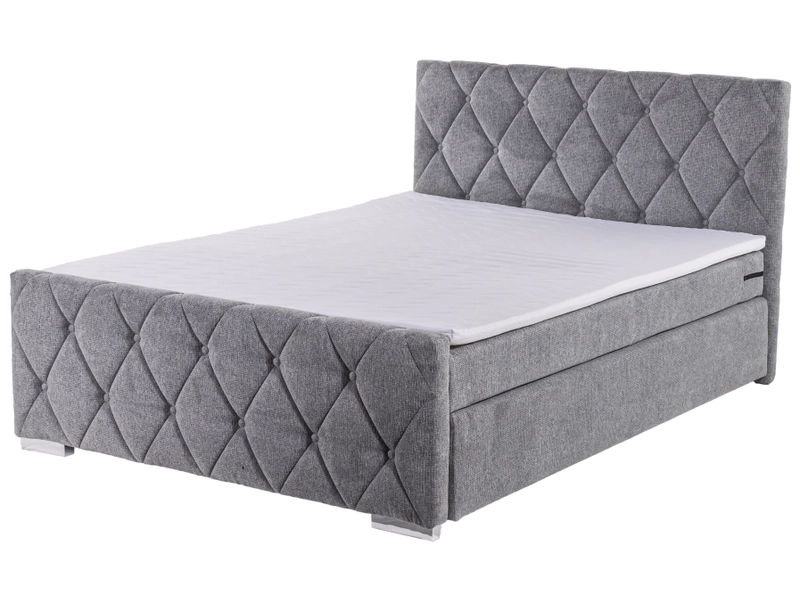 Boxspring IDA gris clair