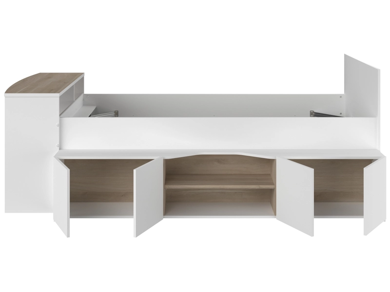 Lit bureau CLEO 90x200cm blanc