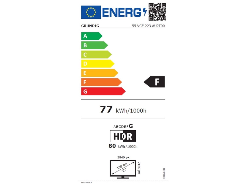 TV LED GRUNDIG 55''/139 cm