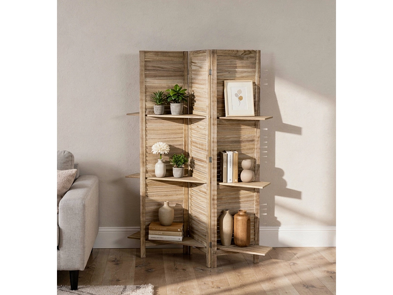 Paravent SIDE bois naturel