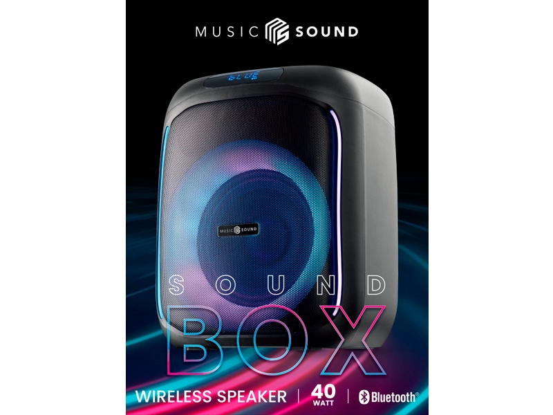 Altoparlante MUSIC SOUND Bluetooth BTSPKMSBOXSMALLK