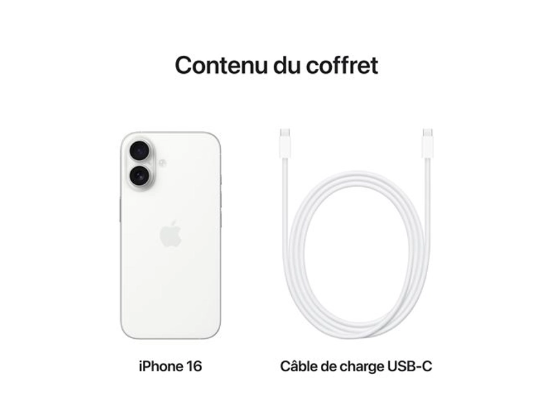 iPhone 16 5G APPLE Blanc