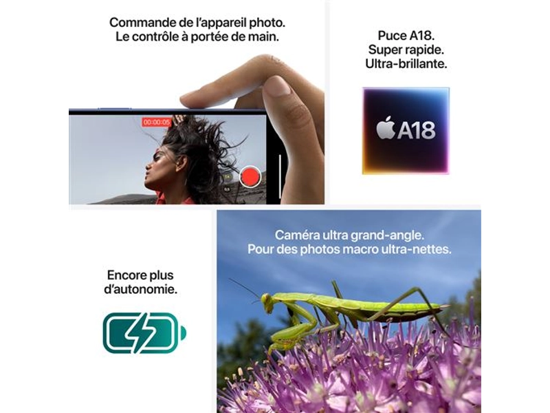 iPhone 16 Plus 5G APPLE Outremer