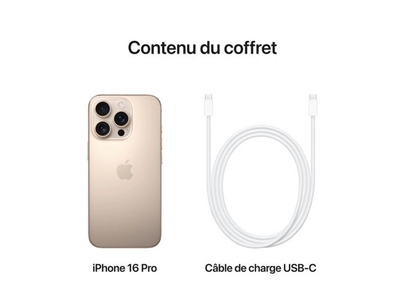 iPhone 16 Pro 5G APPLE titanio sabbia