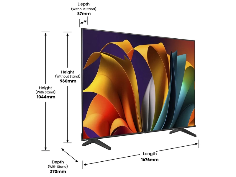 TV LCD HISENSE 75''/189 cm