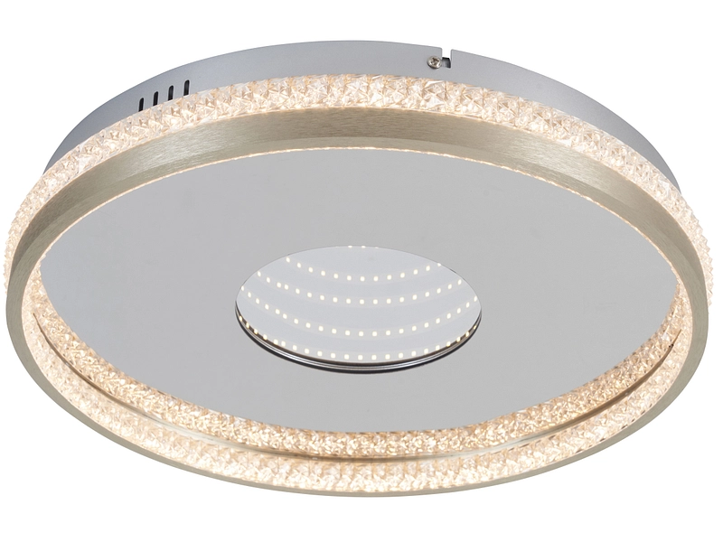 Deckenlampe LED SISKA 40cm 24W silberfarben