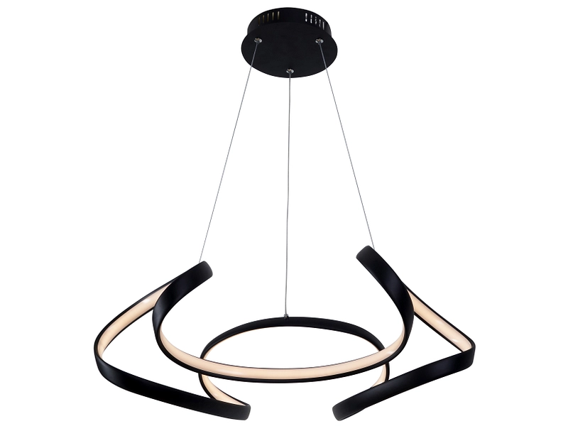 Hängelampe SAYA LED 60x120cm 30W schwarz