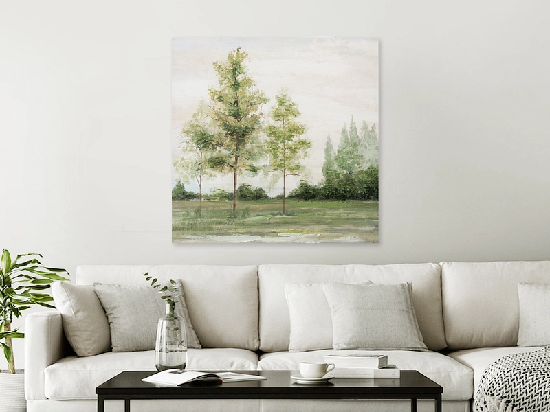 Bedruckte und handbemalte Leinwand COLIDE 1 Stück mehrfarbig Bedruckte und handbemalte Leinwand COLIDE 1 Stück mehrfarbig