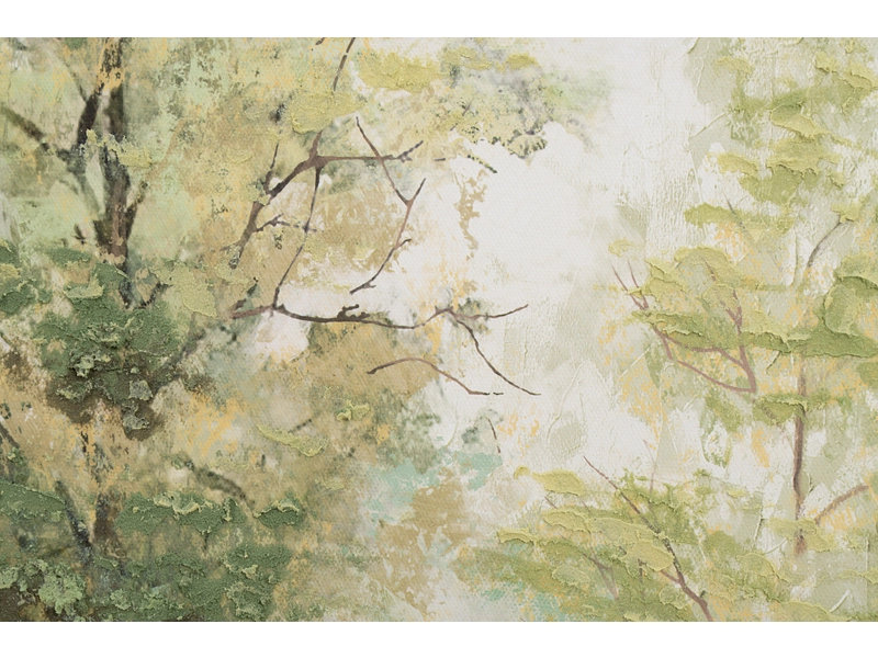 Bedruckte und handbemalte Leinwand COLIDE 1 Stück mehrfarbig Bedruckte und handbemalte Leinwand COLIDE 1 Stück mehrfarbig