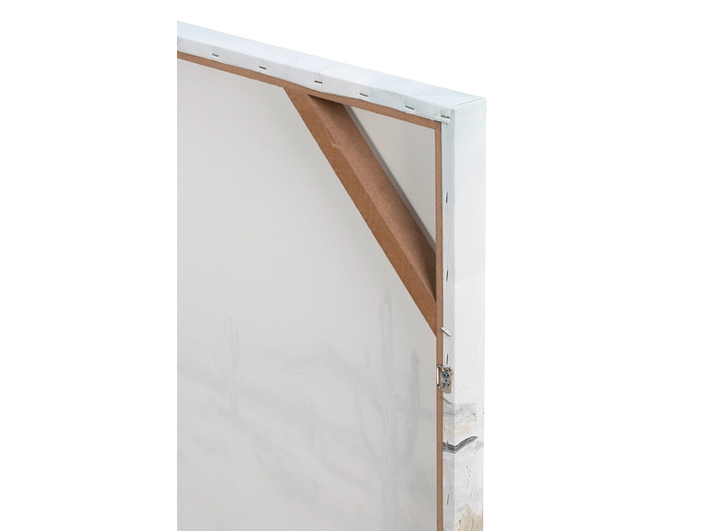 Toile imprimée et peinte main CACTY 1 pièce multicolore