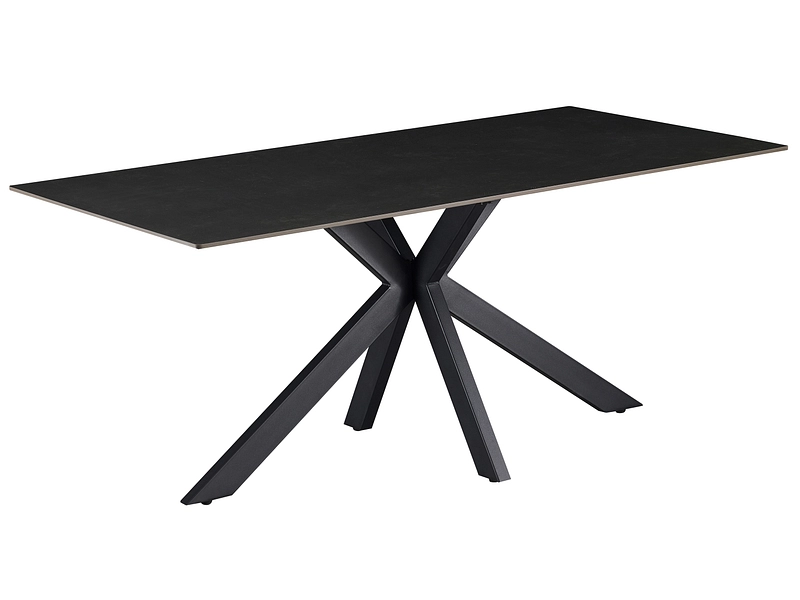 Tisch GLADYS 180x90x76cm schwarz
