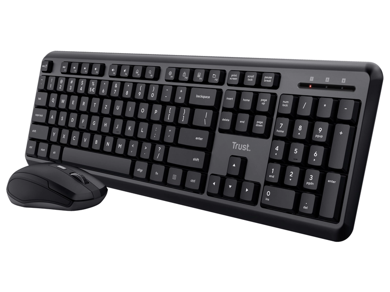 Set clavier + souris TRUST ODY Wireless Silent Desktop