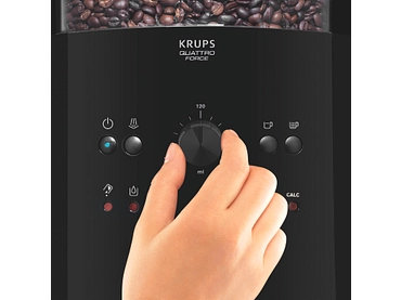 Machine à Café Automatique Krups - 1,6L, 500g De Grains | Café Rapide, Nettoyage Facile | Noir - 6