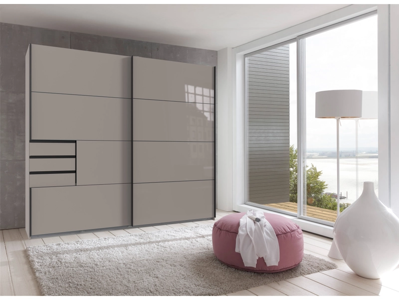 Armoire portes coulissantes ASCONA beige