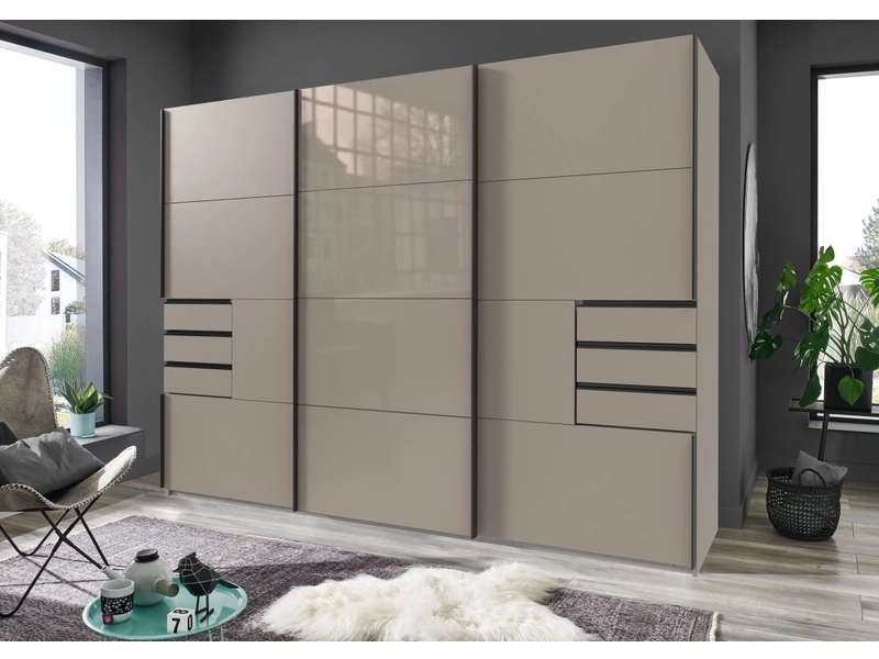 Armoire portes coulissantes ASCONA beige