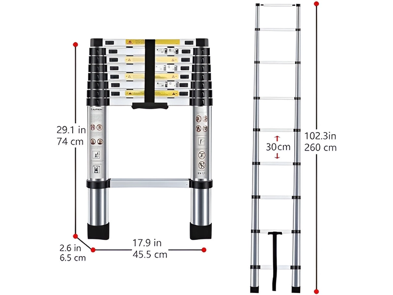 Teleskopische Leiter BM TOOLS