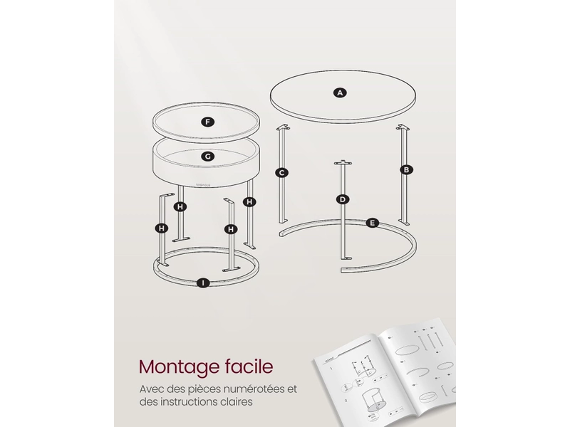 Table basse SADY SONGMICS