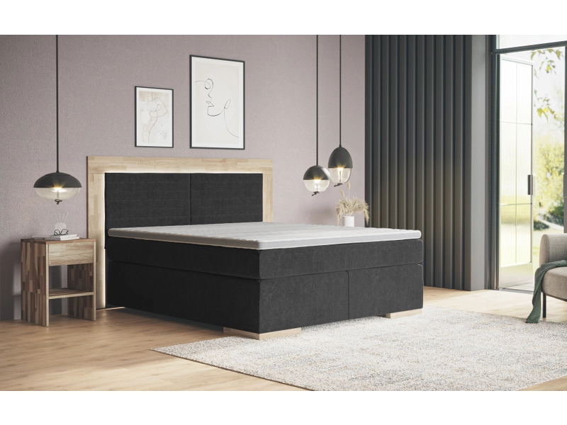 Boxspring ZERMATT marrone