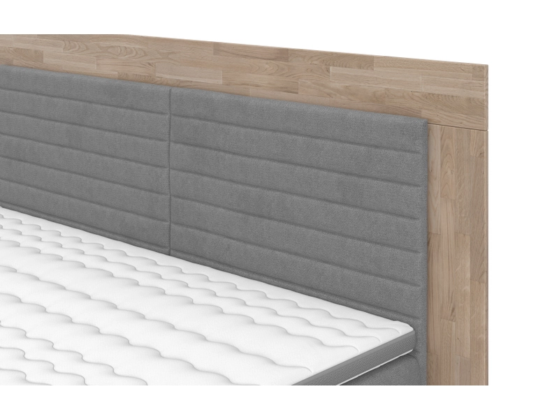 Boxspringbett ZERMATT graphite gray