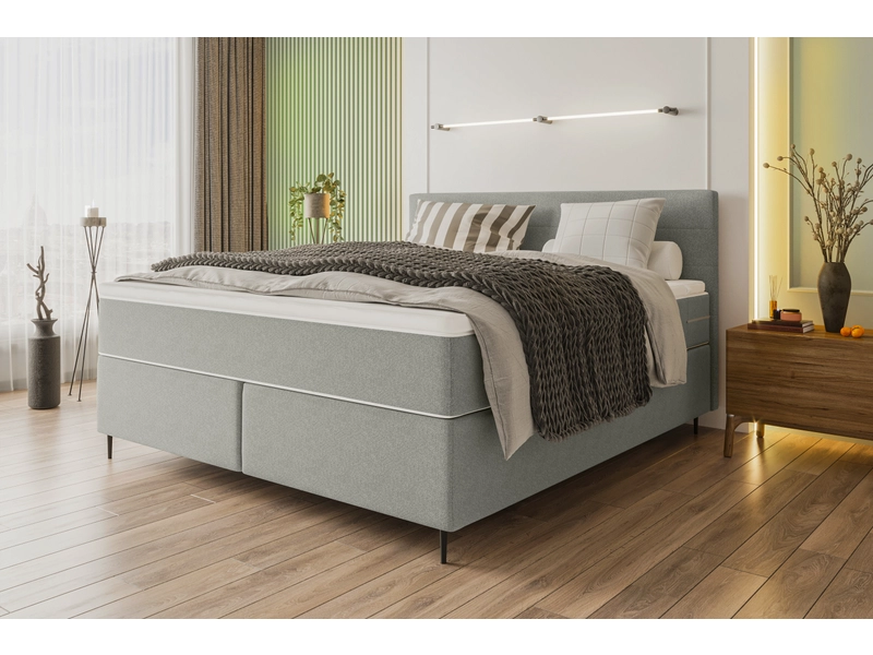 Boxspring MOON grigio