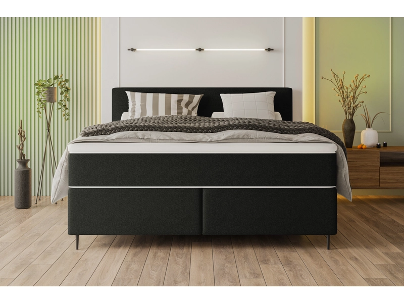 Boxspring MOON nero