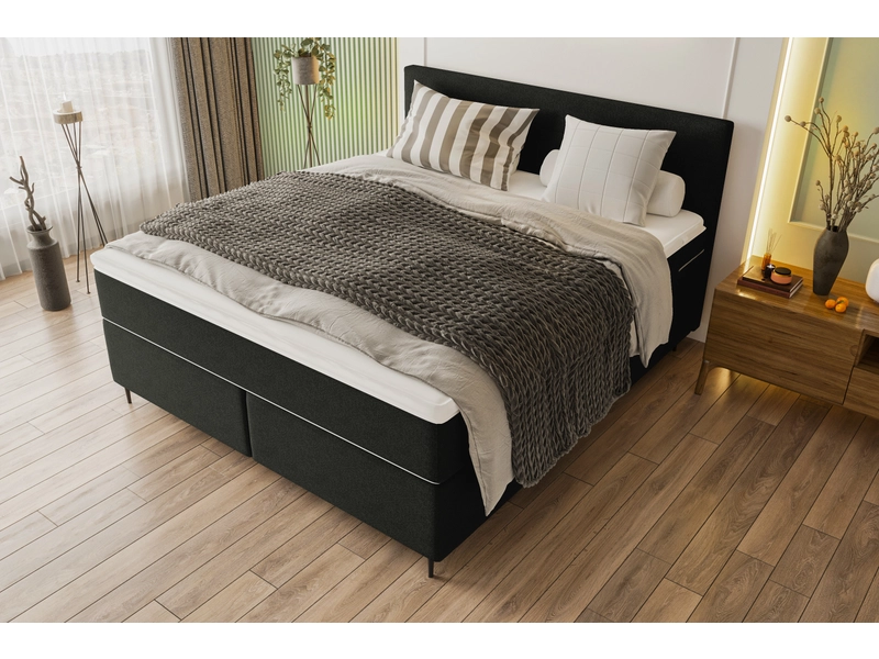 Boxspring MOON nero