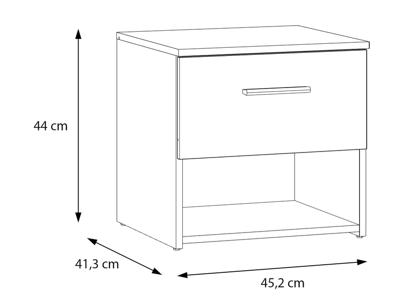 Chevet MARBELLA 1 tiroir