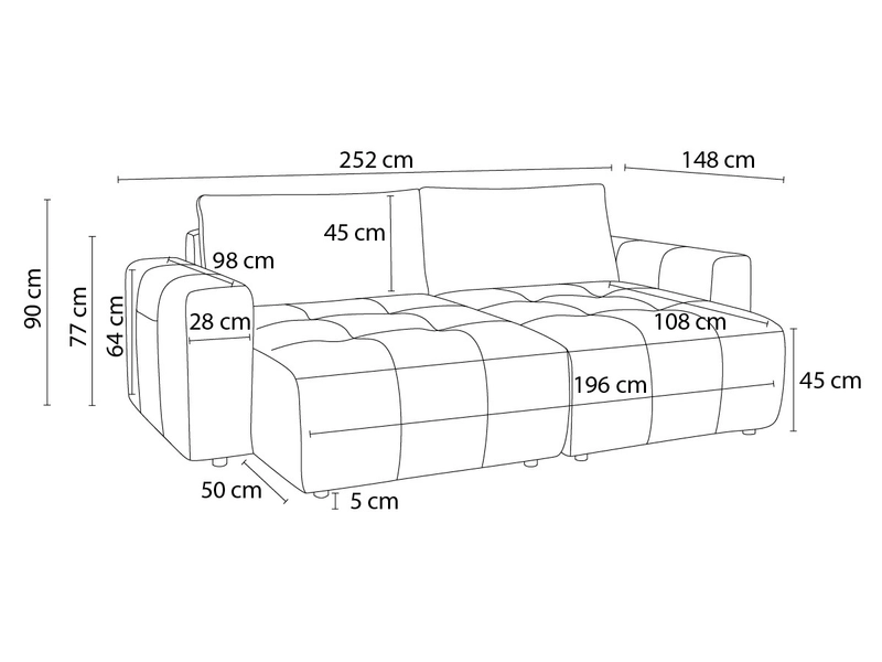 Sofa BOBOCHIC ARSENE