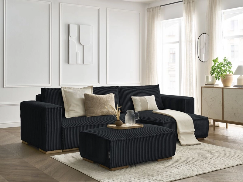 Ecksofa mit Hocker BOBOCHIC CHELSEA