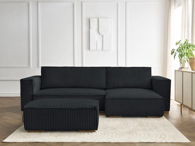 Ecksofa mit Hocker BOBOCHIC CHELSEA