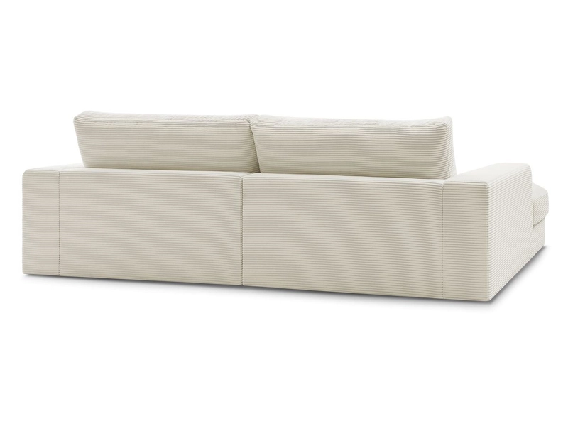 Canapé d'angle avec pouf BOBOCHIC LEONARD