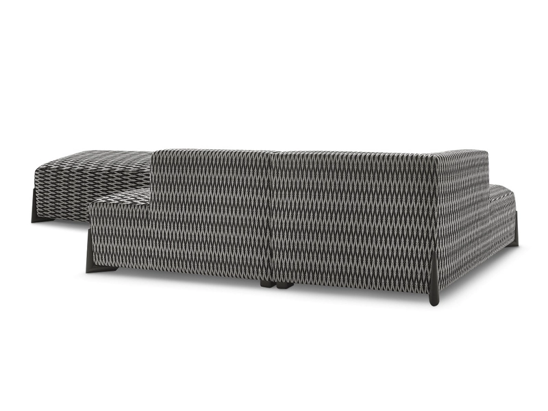 Ecksofa mit Hocker BOBOCHIC MEGEVE