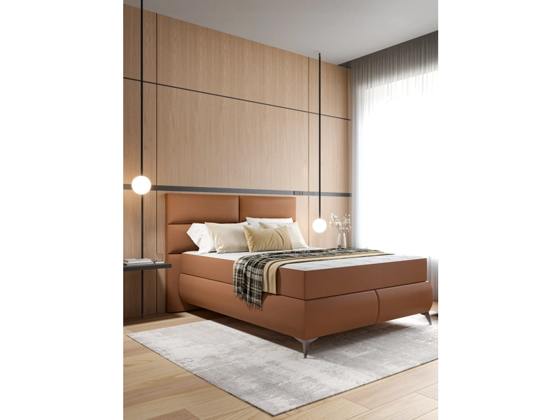 Boxspring EDEN cognac